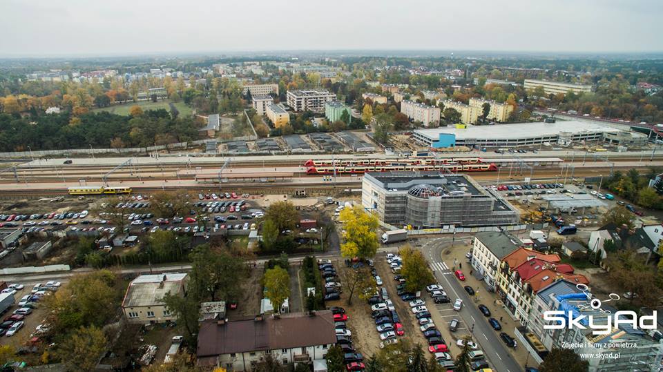 Centrum Komunikacyjne widziane z lotu ptaka. Fot. SkyAd