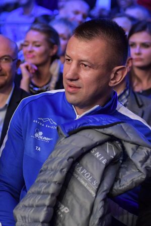 Legionowskiej gali przypatrywał się Tomasz Adamek Fot. fotoMiD